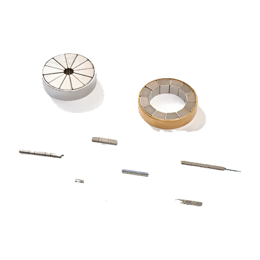 Precision Halbach array magnet assembly.