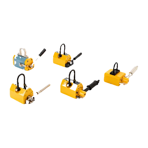 Permanent magnetic lifter for industrial material handling.