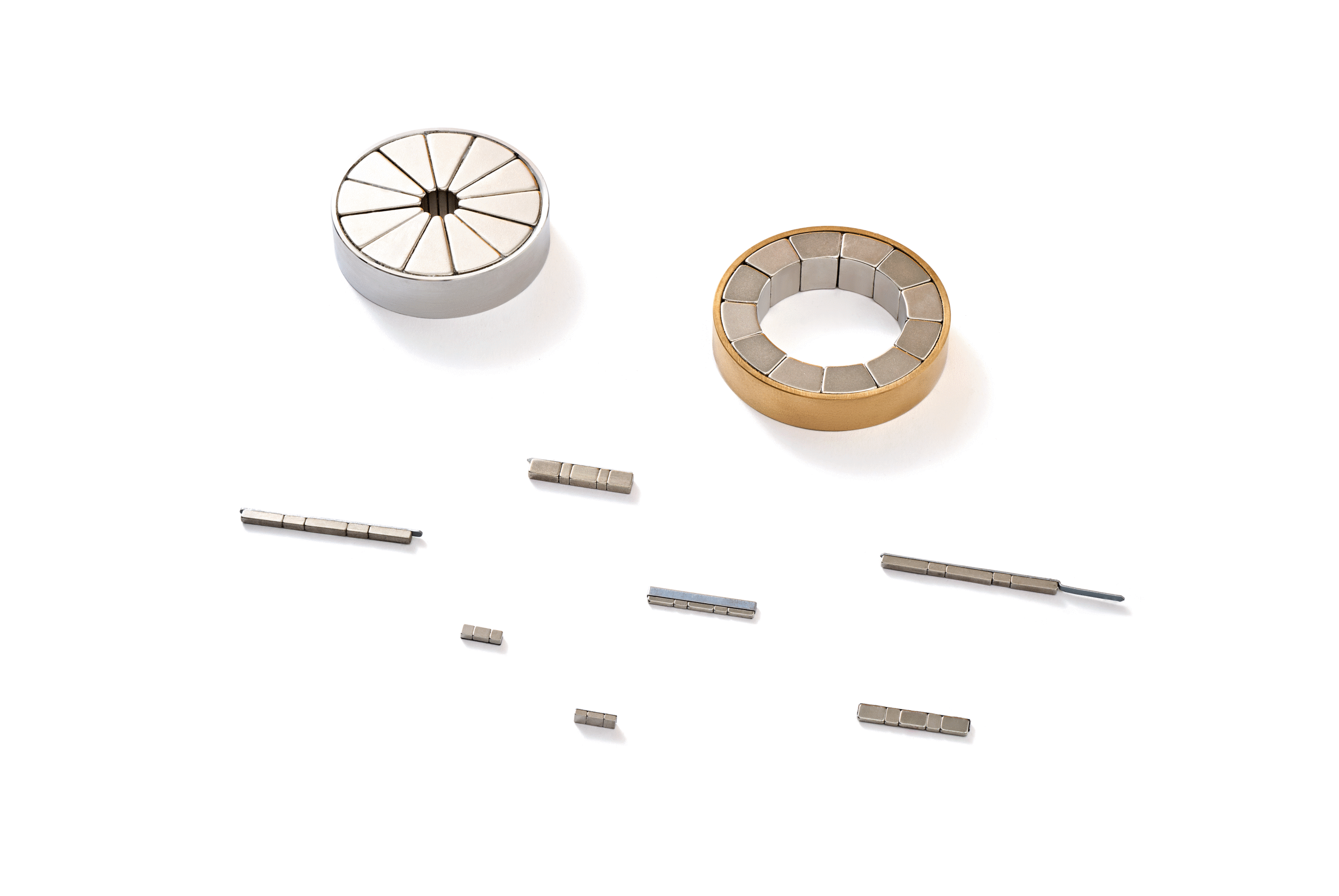 Halbach array magnet assembly